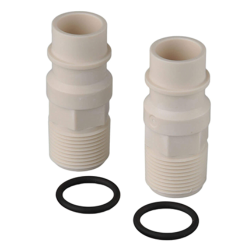 Tapworks Inlet/Outlet High Flow Adaptors – 1" BSPT (Pack of 2)