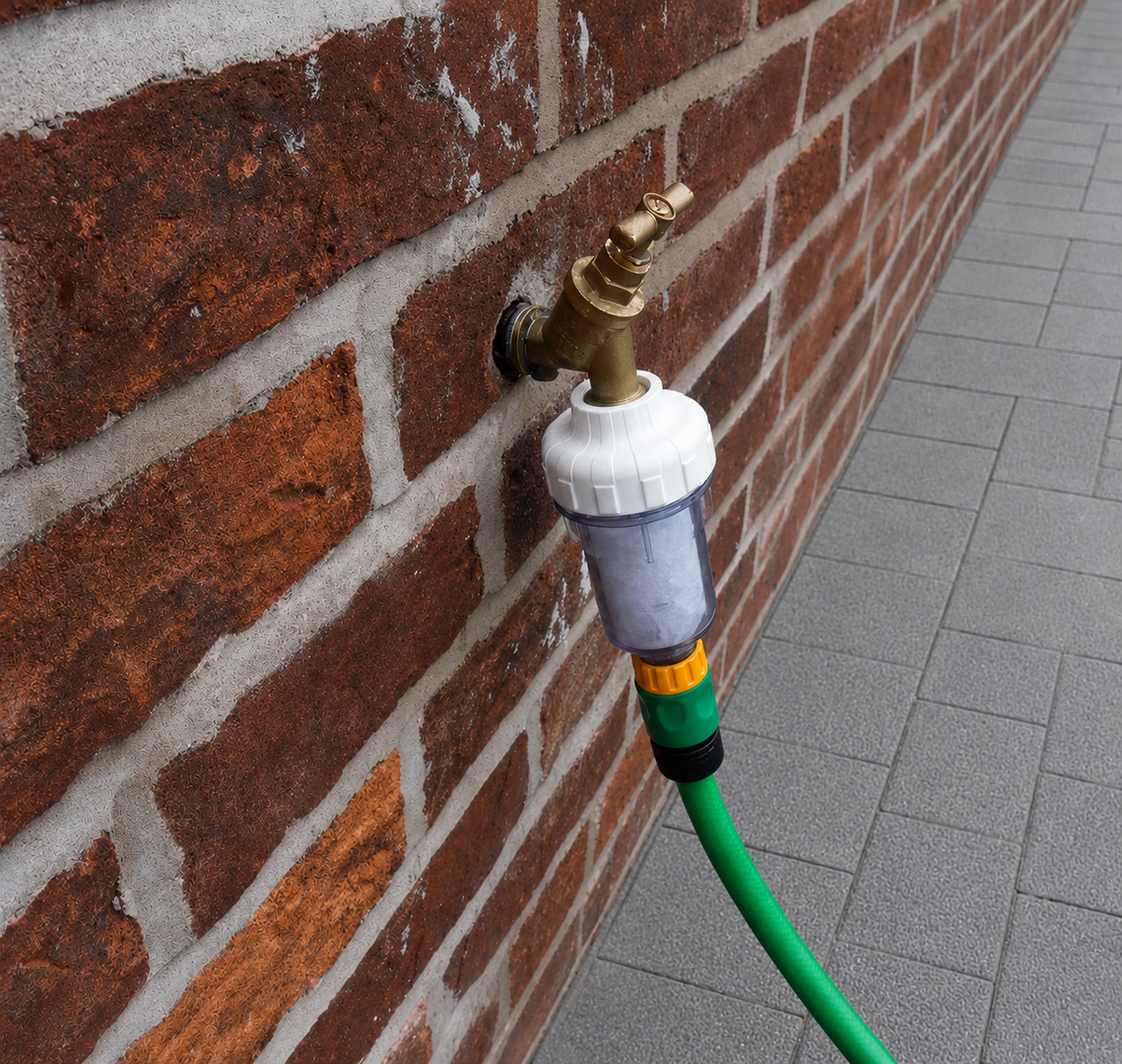 Limescale Removal Tap Filter Outdoor Tap / Garden Tap Filter For Car Cleaning Washing & Detailing